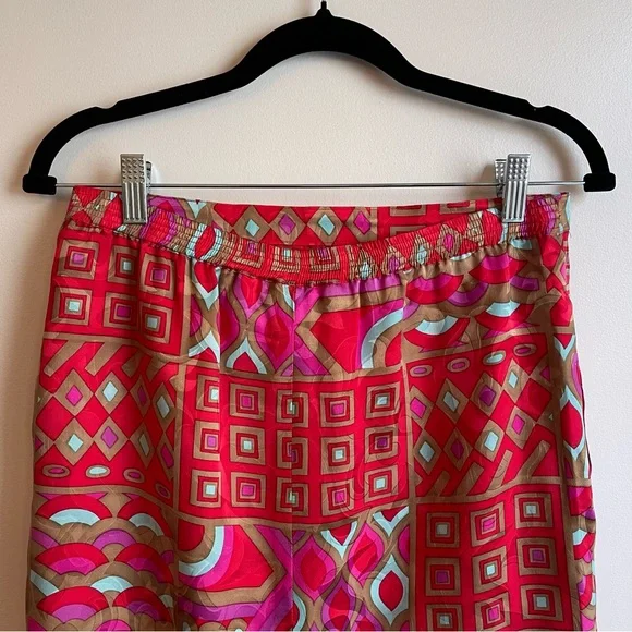 Vintage Anne Crimmins UMI Collection 100% Silk Geometric Skirt Set Suit Jacket 8 - Picture 7 of 15